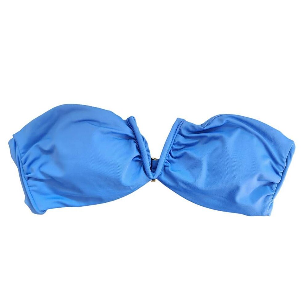 Andie Blue Strapless Bikini Top Blue Swim Top NWT Size Medium Blue Andie Top